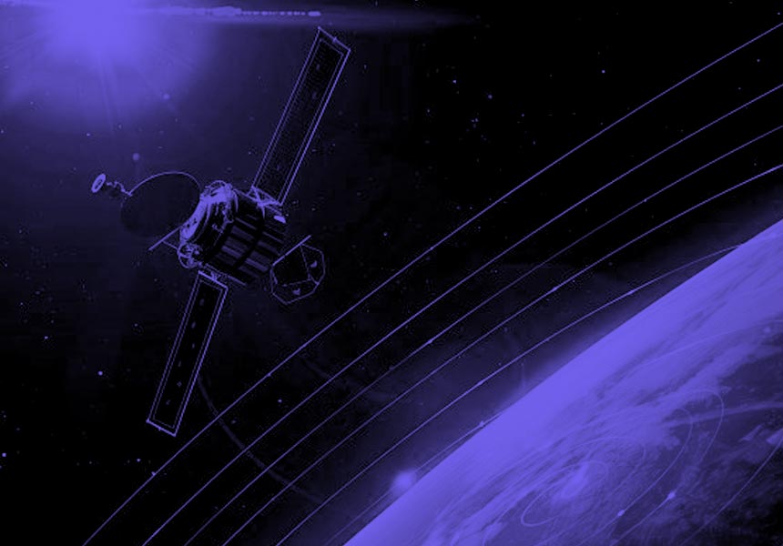 A satellite orbits Earth